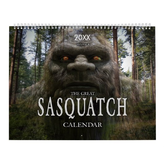 CALENDRIER SASQUATCH / BIGFOOT - VOLUME 4 (Protection)