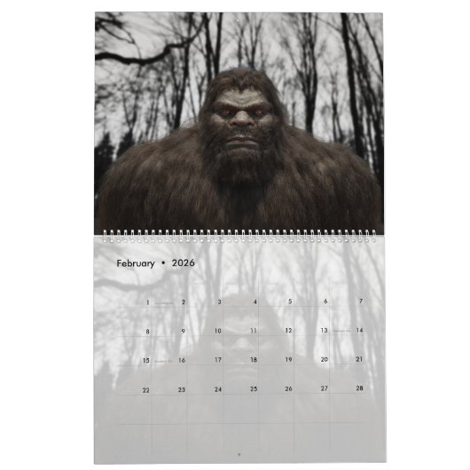 CALENDRIER SASQUATCH / BIGFOOT - VOLUME 5 (Feb 2026)