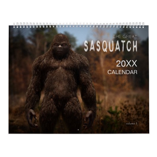 CALENDRIER SASQUATCH / BIGFOOT - VOLUME 5 (Protection)