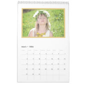 Calendrier Saupoudrer Elephant Boho Floral Girls NOMMÉ Cadeau (Mar 2026)