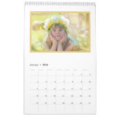 Calendrier Saupoudrer Elephant Boho Floral Girls NOMMÉ Cadeau (Jan 2026)