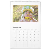 Calendrier Saupoudrer Elephant Boho Floral Girls NOMMÉ Cadeau (Feb 2026)