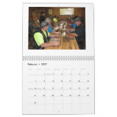 Calendrier sauvage de rhinocéros (Feb 2027)
