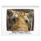 Calendrier sauvage des visages 2013 (Protection)