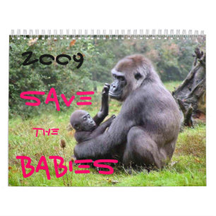 Calendrier Sauvez les bébés de faune