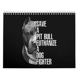 Calendrier Sauvez un Pitbull euthanize un chien de chasse