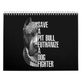 Calendrier Sauvez un Pitbull euthanize un chien de chasse (Protection)