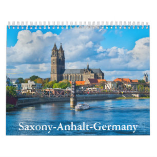 Calendrier Saxe-Anhalt-Allemagne