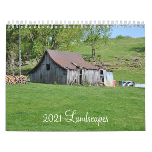 Calendrier Scènes 2021 autour du Tennessee et du Vermont - C