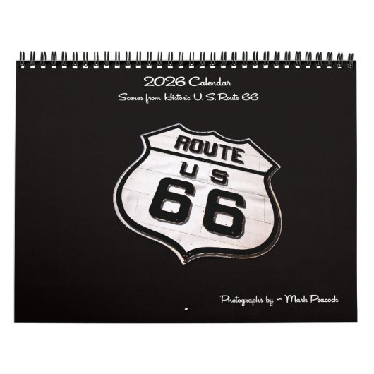 Calendrier Scènes de l'Historique Route 66 (Protection)