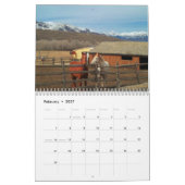 Calendrier Scènes de pays occidental (Feb 2027)
