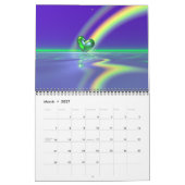 Calendrier Scènes de vacances et saisons 3D (Mar 2027)