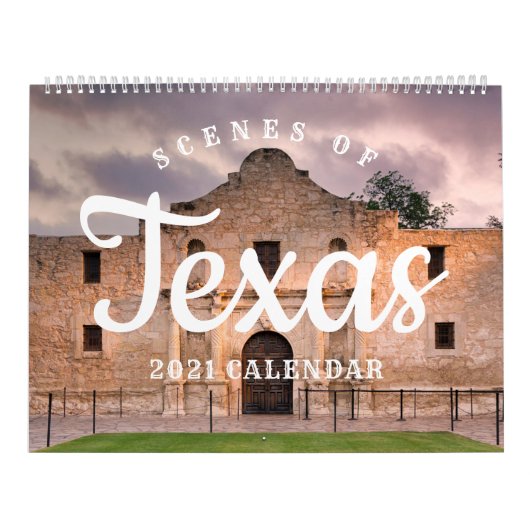 Calendrier Scènes du Texas 2021 (Protection)