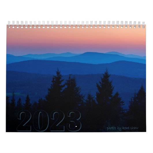Calendrier Scènes du Vermont 2023 (Protection)