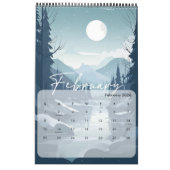 Calendrier Scènes paisibles 2024 (Feb 2026)