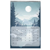 Calendrier Scènes paisibles 2025 (Feb 2027)