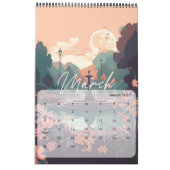 Calendrier Scènes paisibles 2025 (Mar 2027)