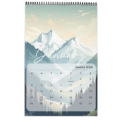 Calendrier Scènes paisibles 2025 (Jan 2026)