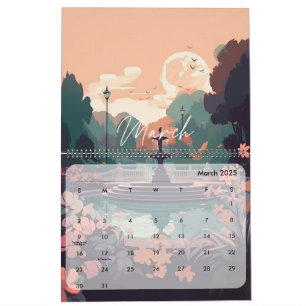 Calendrier Scènes paisibles 2025