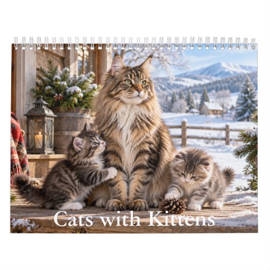 Calendrier Scénique Chats & Chatons (Protection)