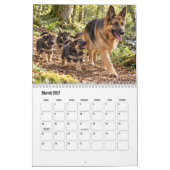 Calendrier Scénique Chiens avec Chiots (Mar 2027)