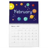Calendrier scolaire moyen de deux pages, (Feb 2027)