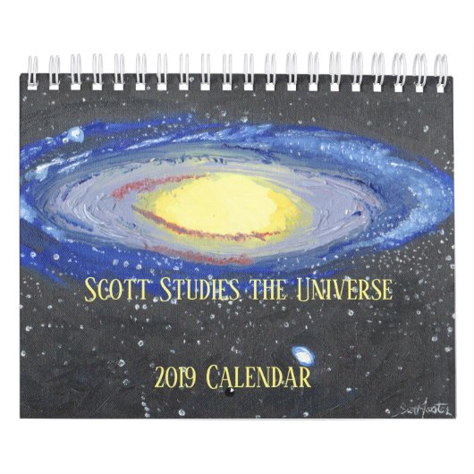 Calendrier Scott étudie l'univers (Protection)