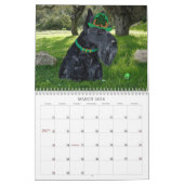 Calendrier Scottie Dog (Mar 2026)