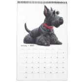 Calendrier SCOTTISH TERRIER en (Jan 2027)