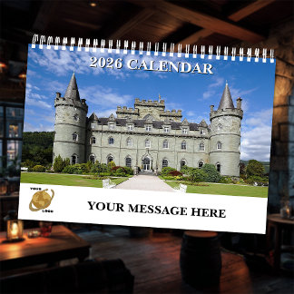 Calendrier Scottish Themed 2026 Business / Company Calendar
