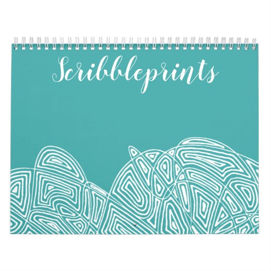 Calendrier Scribbleprints (Avec Conception Chrétie (Protection)
