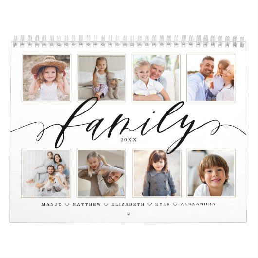 Calendrier Script familial | Histoires de famille (Protection)