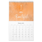 Calendrier Script moderne Affirmation positive 2025 Calendrie (Jan 2027)