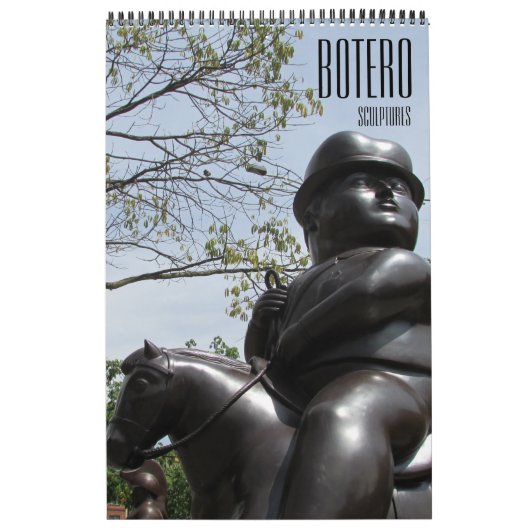 Calendrier sculptures de Botero 2026 (Protection)