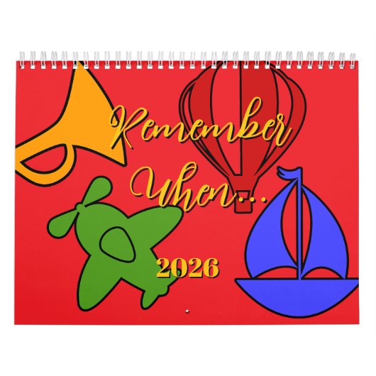 Calendrier Se souvenir... 2026 (Protection)