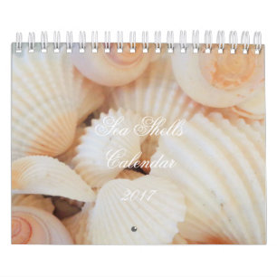 Calendrier Sea Shells 2017 Exotic Tropical Romanti
