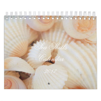 Calendrier Sea Shells 2017 Exotic Tropical Romanti