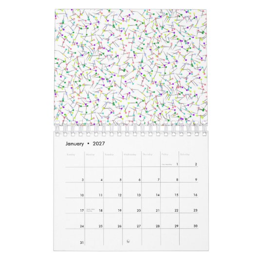 Calendrier Seamstress du Colorful (Jan 2027)