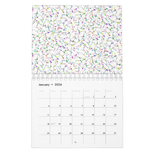 Calendrier Seamstress du Colorful (Jan 2026)