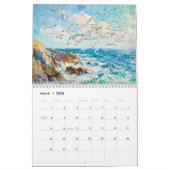 Calendrier Seaside Impressions – A Day by the Sea Oil Paint (Mar 2026)