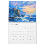 Calendrier Seaside Impressions – A Day by the Sea Oil Paint (Jan 2026)