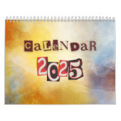 Calendrier Seasonal Calendar with Artwork 2025 (Protection)
