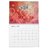 Calendrier Seasonal Calendar with Artwork 2025  (Feb 2027)