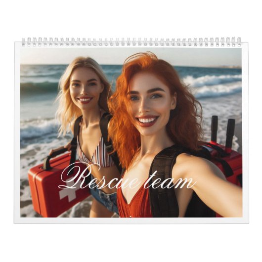 Calendrier Secourir l'équipe sur la plage (Protection)