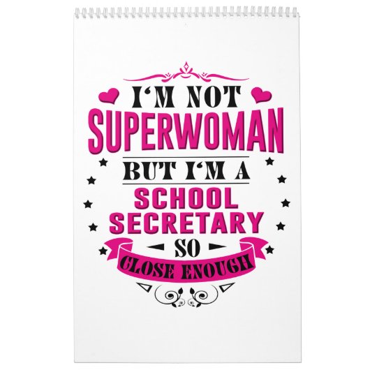Calendrier Secrétaire Calendar Funny Gift d'école pour des (Protection)