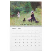 Calendrier Sélection des chefs-d'oeuvre Berthe Morisot (Jan 2026)