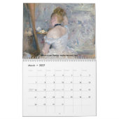 Calendrier Sélection des chefs-d'oeuvre Berthe Morisot (Mar 2027)