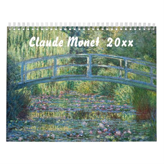 Calendrier Sélection des chefs-d'oeuvre Claude Monet (Protection)