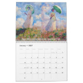 Calendrier Sélection des chefs-d'oeuvre Claude Monet (Jan 2027)