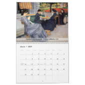Calendrier Sélection des chefs-d'oeuvre de Gustave Caillebott (Mar 2027)